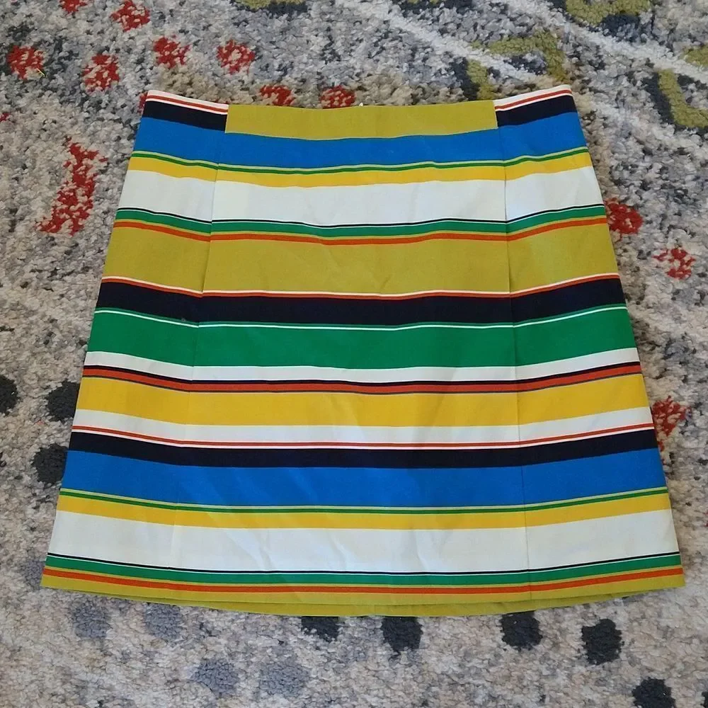 Zara Colorful Stripes Skirt size Medium